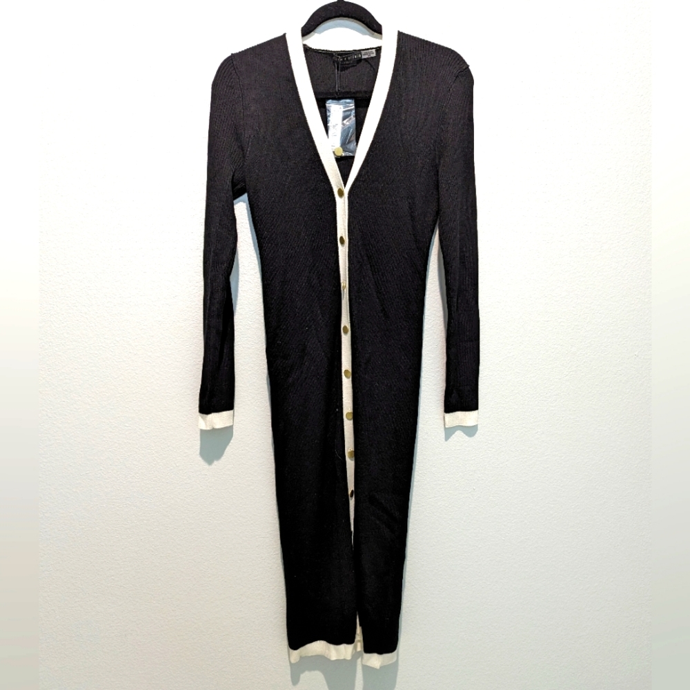 Alice + Olivia Cardigan Midi-Dress